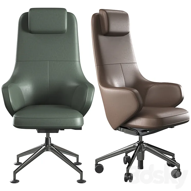Office chair Vitra Grand 3DS Max