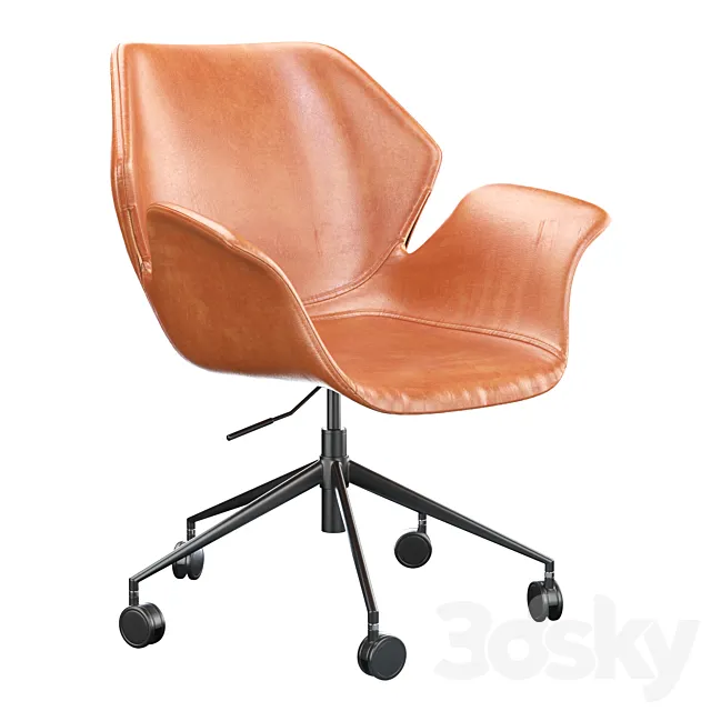 Office chair Zuiver Nikki 3ds Max