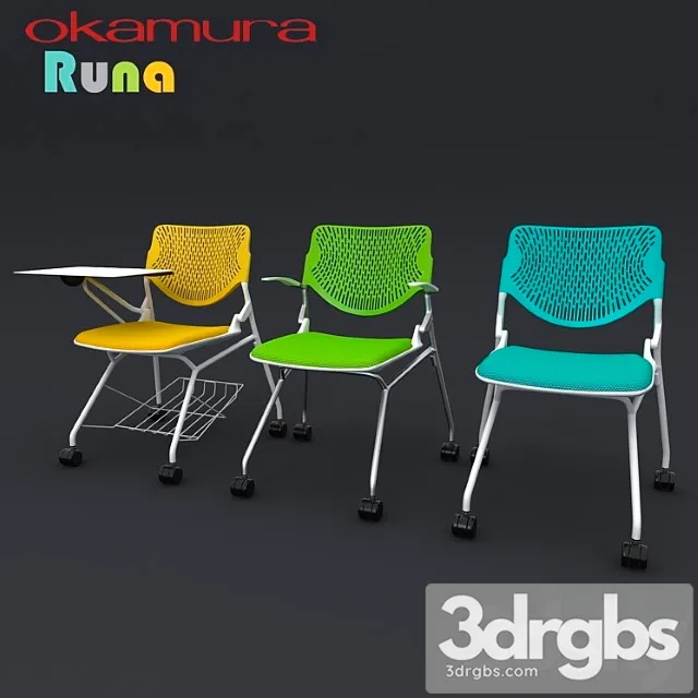Office chairs okamura runa 2 3dsmax Download
