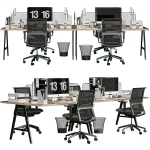 Office Desk – Table – 3D – 006