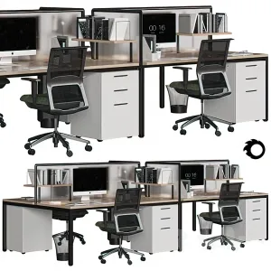 Office Desk – Table – 3D – 008