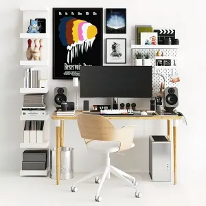 Office Desk – Table – 3D – 013