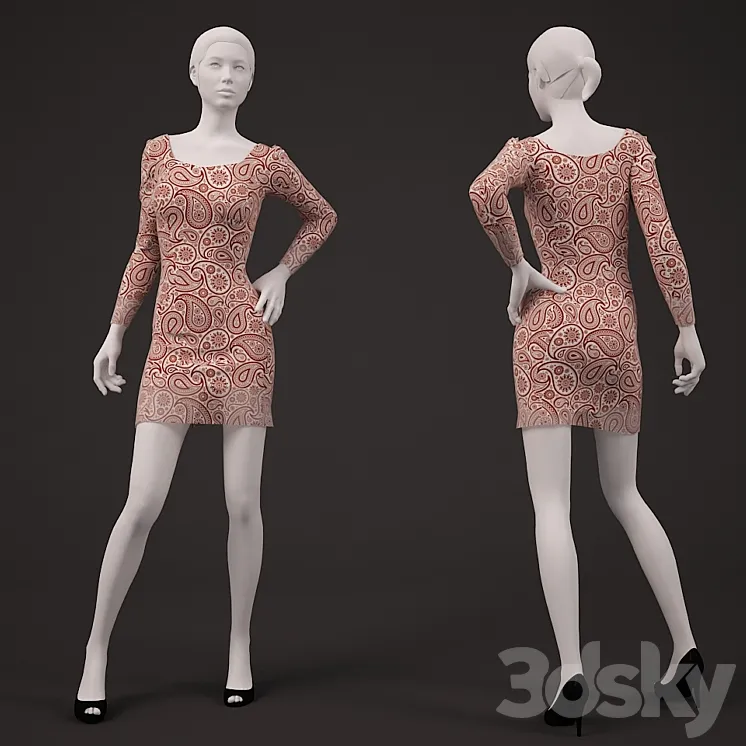Office dress 3DS Max