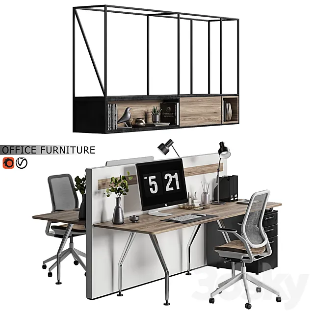 office furniture 11 3DSMax File