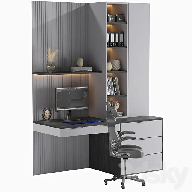 office furniture 26 3dsMax Model