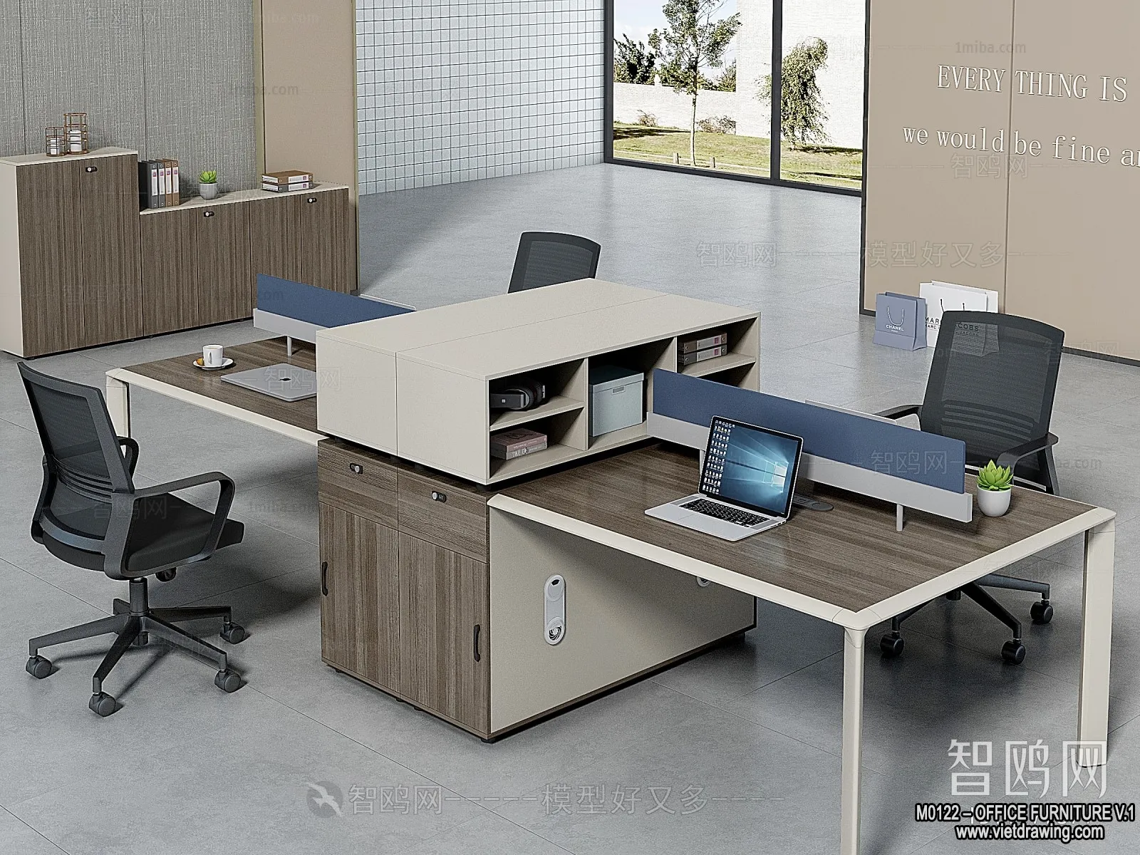 Office Furniture – 3D Models – Modern Style – 005