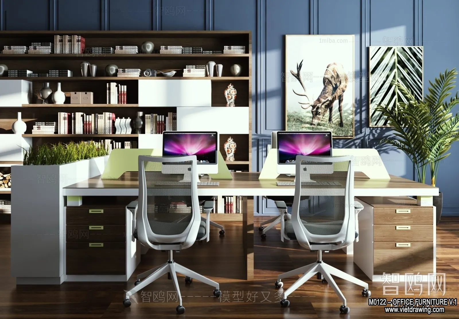 Office Furniture – 3D Models – Modern Style – 010