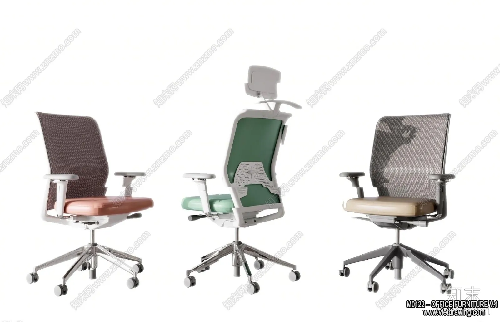 Office Furniture – 3D Models – Modern Style – 011