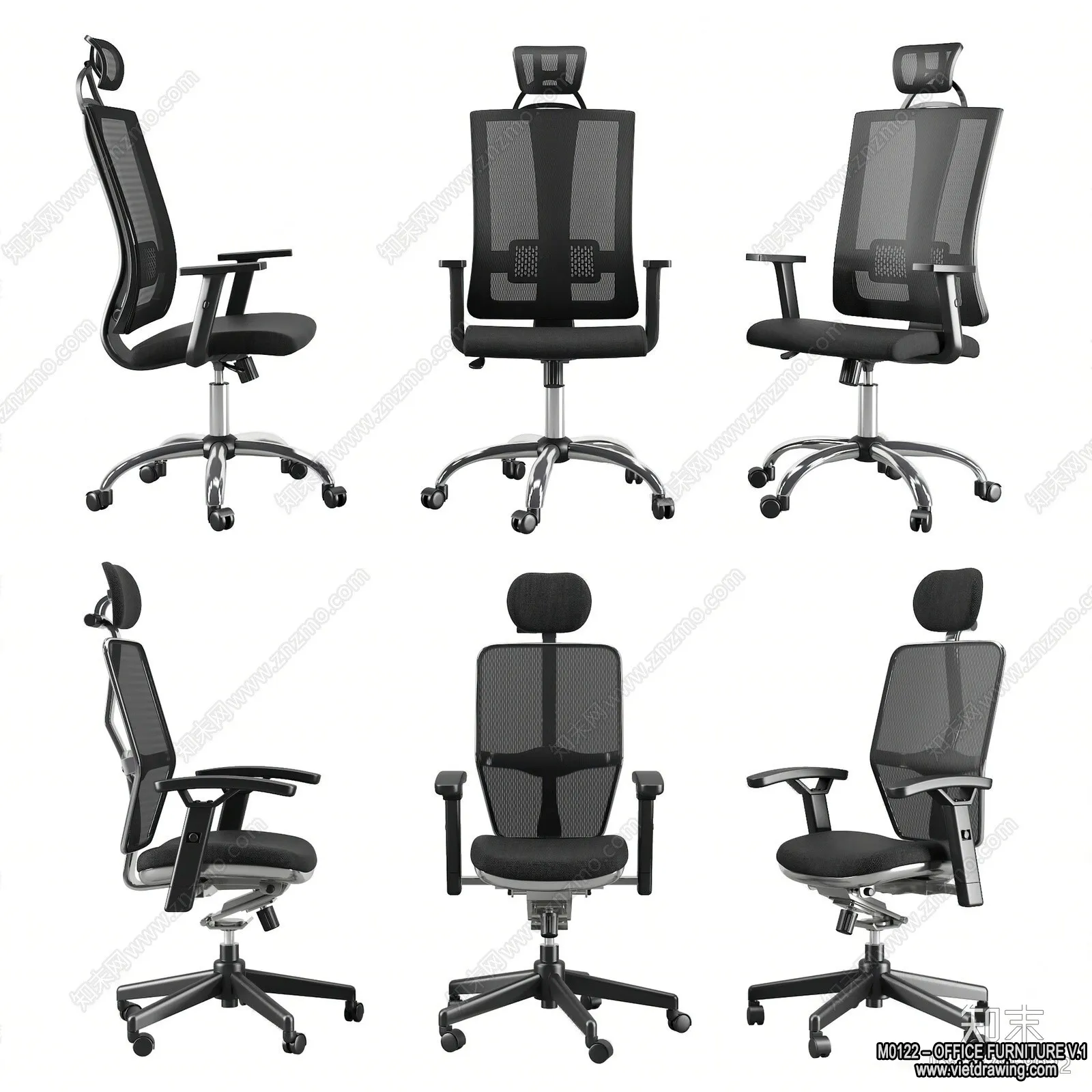 Office Furniture – 3D Models – Modern Style – 015