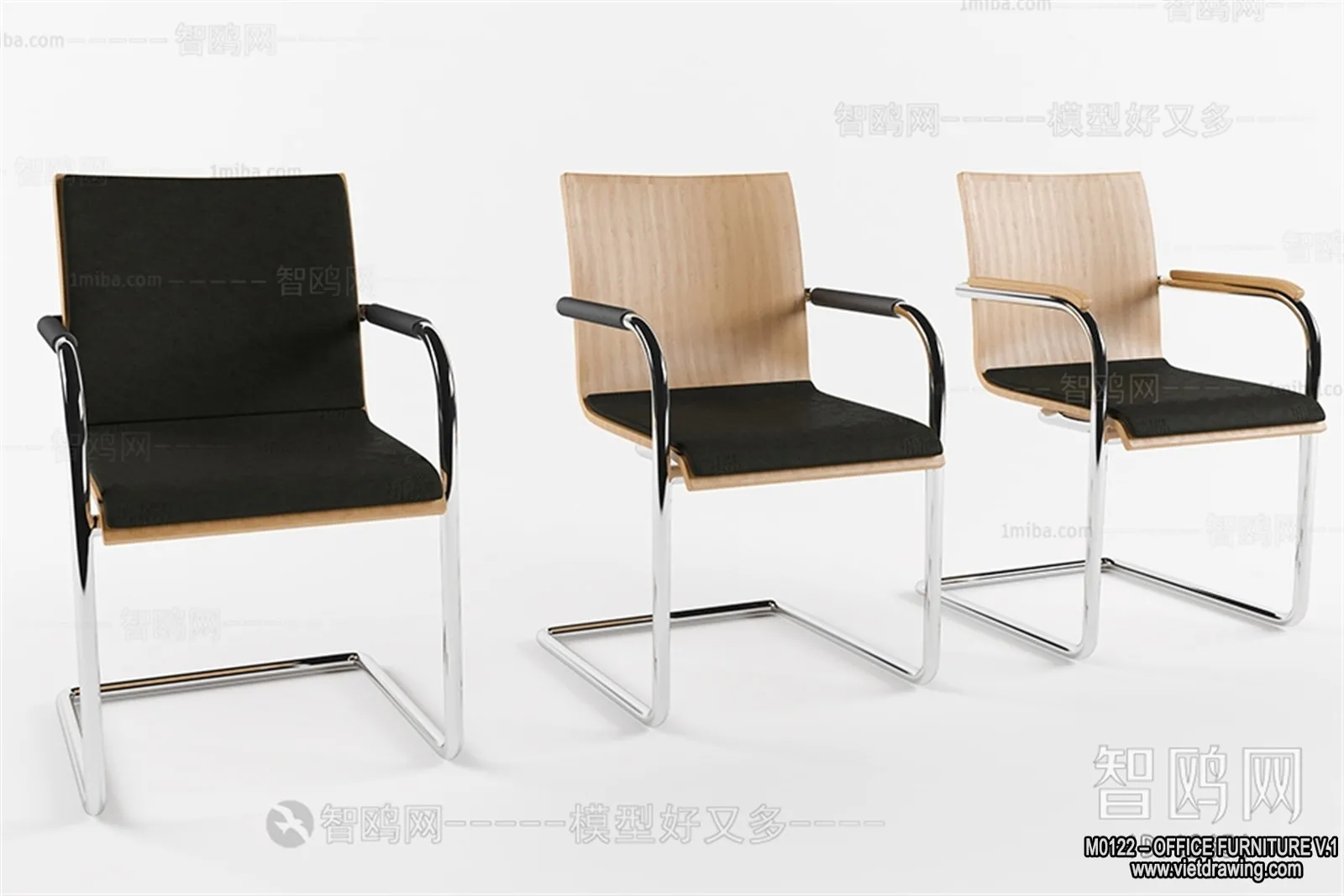 Office Furniture – 3D Models – Modern Style – 018