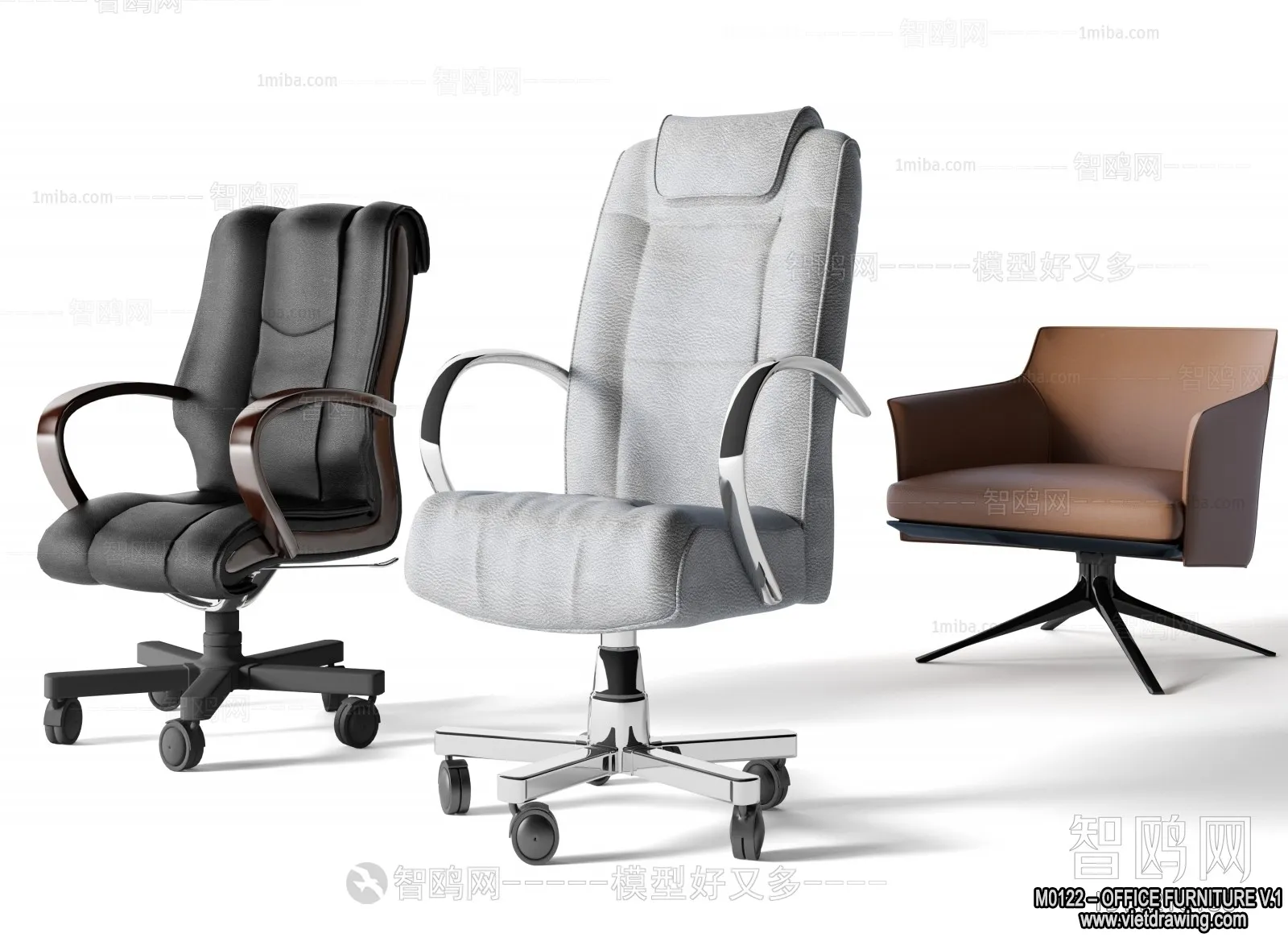 Office Furniture – 3D Models – Modern Style – 023