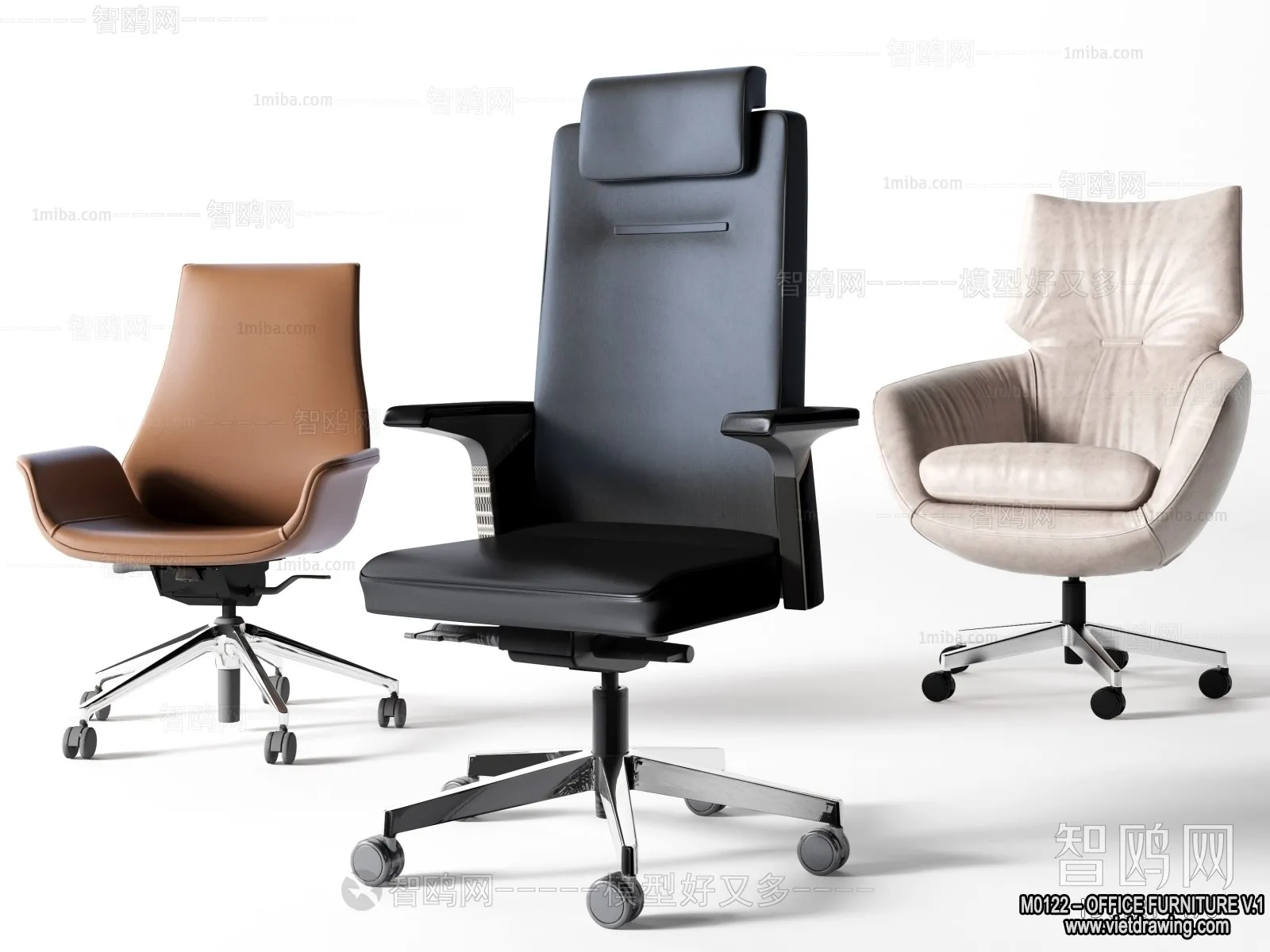 Office Furniture – 3D Models – Modern Style – 025