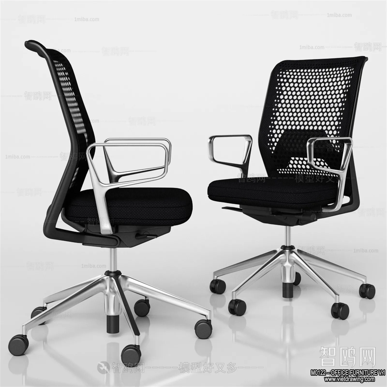 Office Furniture – 3D Models – Modern Style – 037