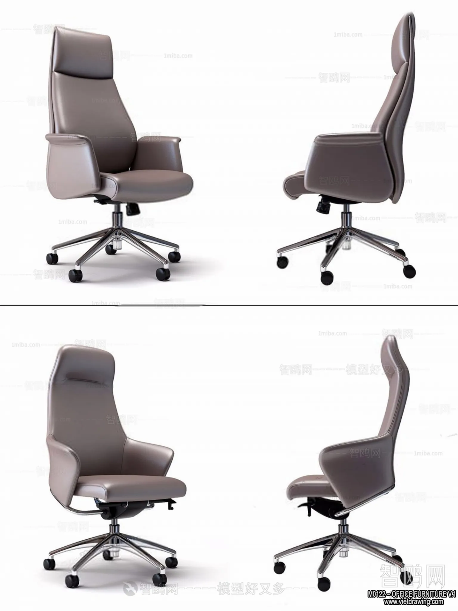 Office Furniture – 3D Models – Modern Style – 038