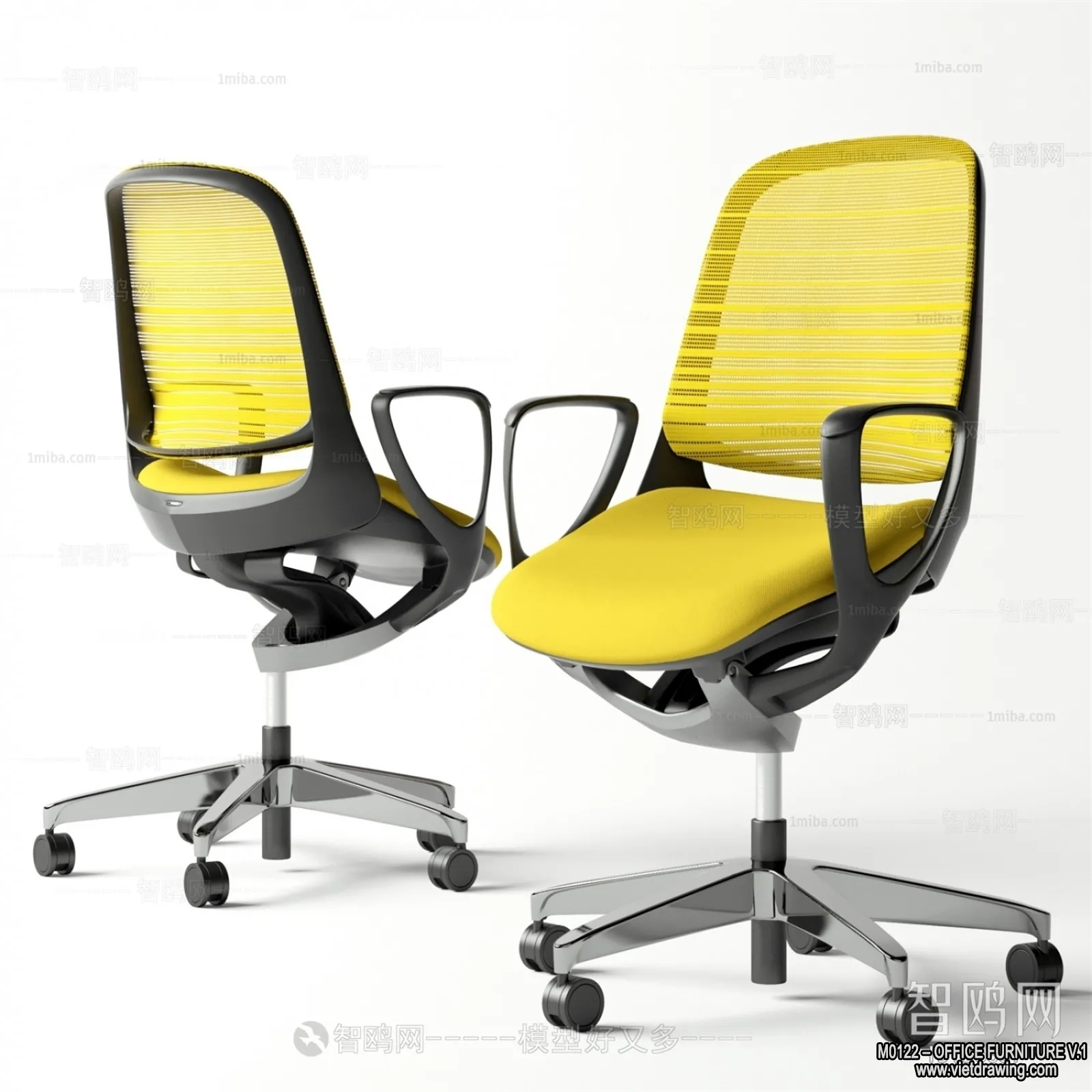 Office Furniture – 3D Models – Modern Style – 042