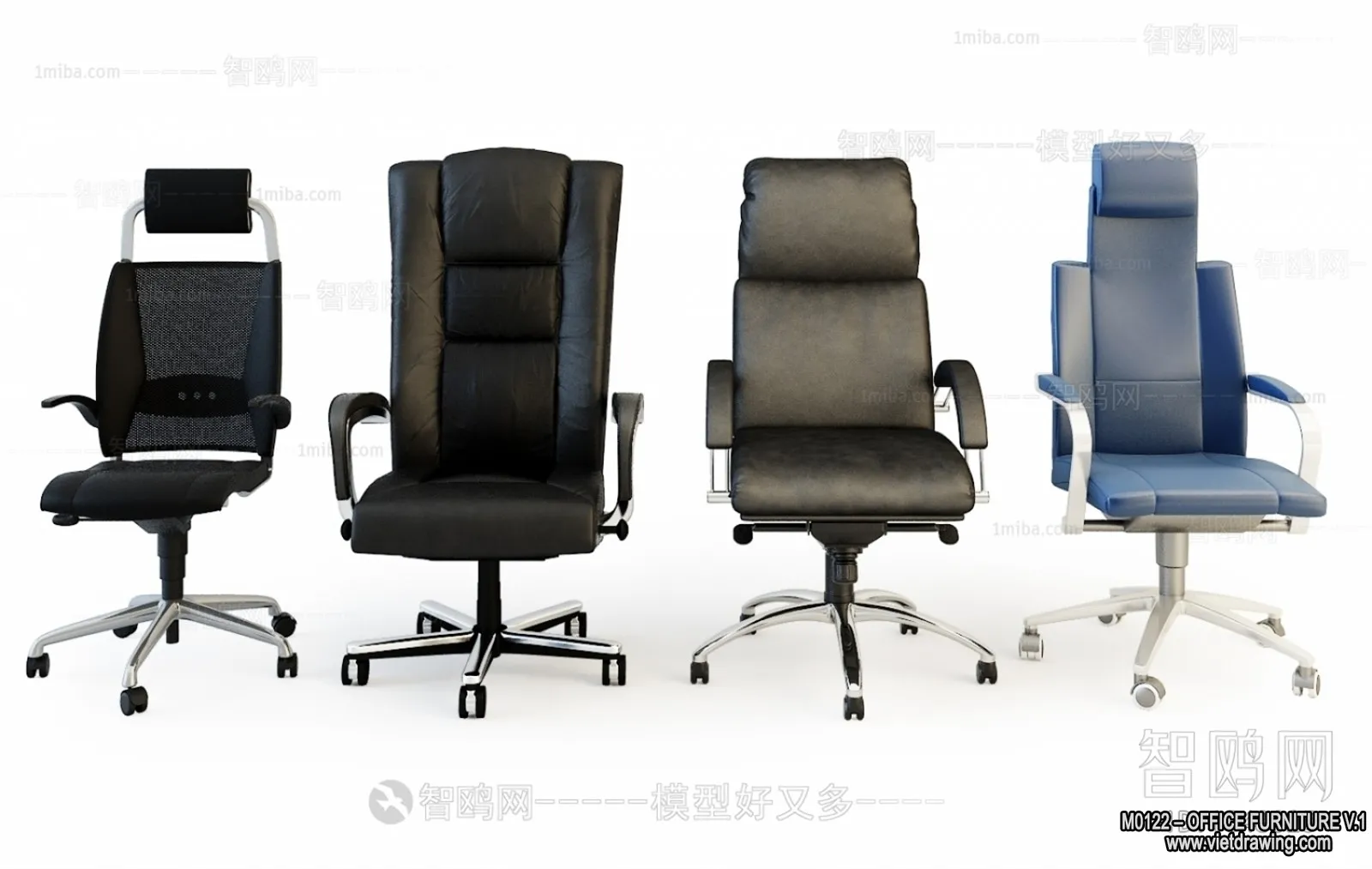 Office Furniture – 3D Models – Modern Style – 049