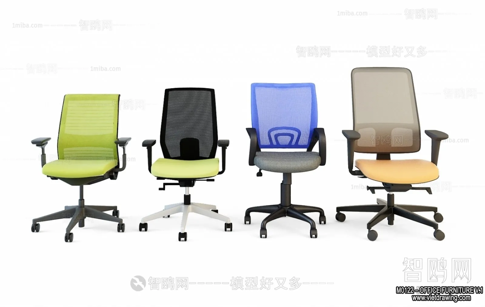 Office Furniture – 3D Models – Modern Style – 051