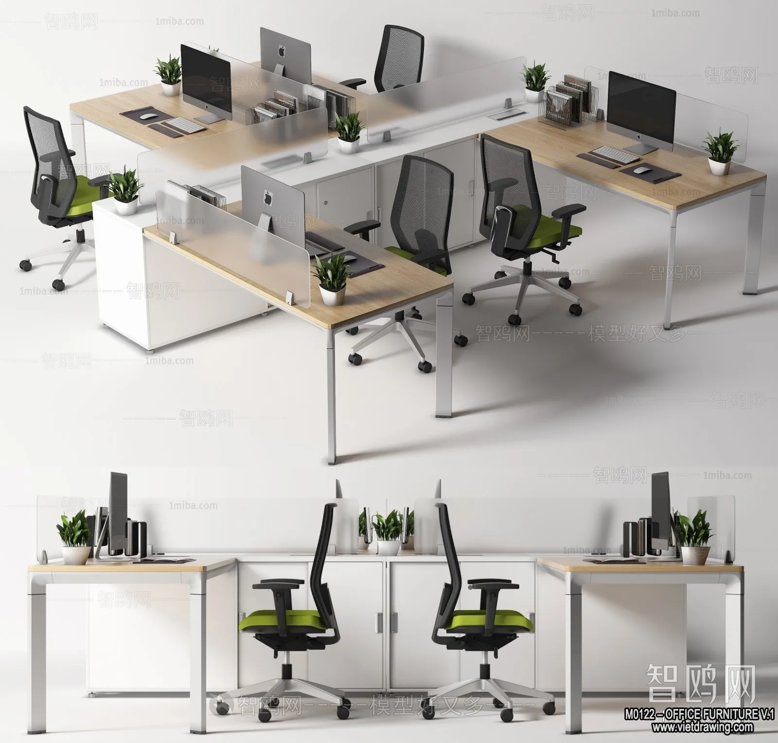 Office Furniture – 3D Models – Modern Style – 065