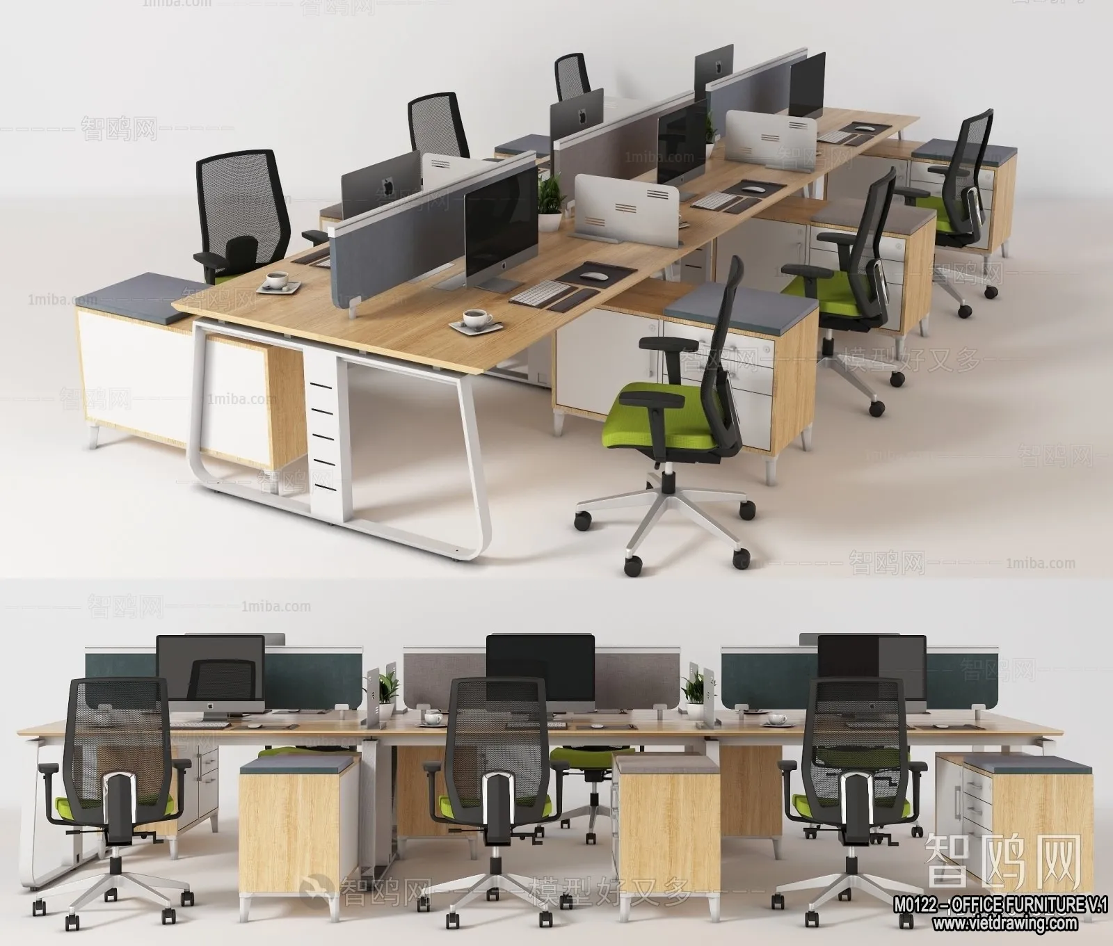 Office Furniture – 3D Models – Modern Style – 076