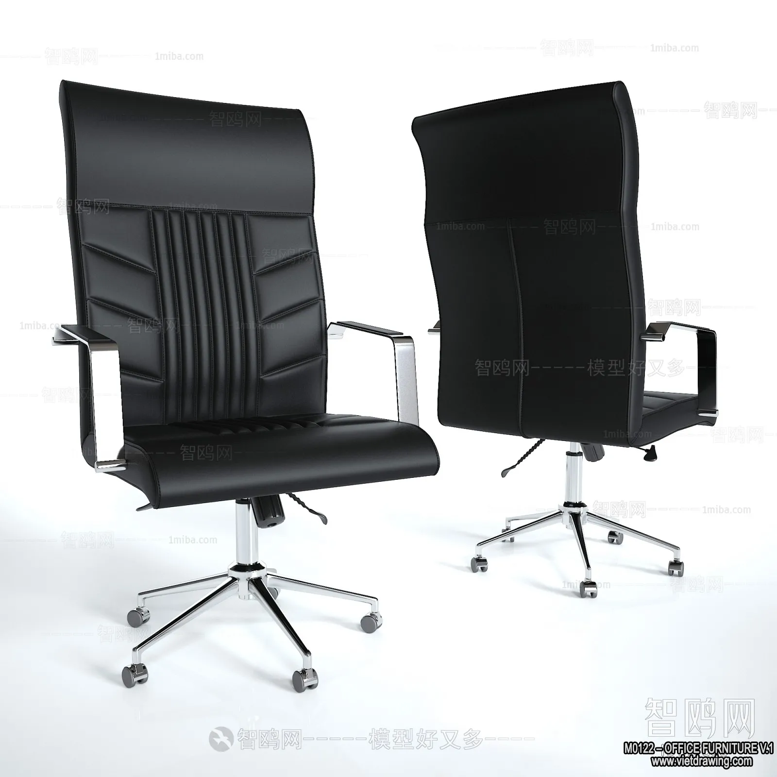 Office Furniture – 3D Models – Modern Style – 080