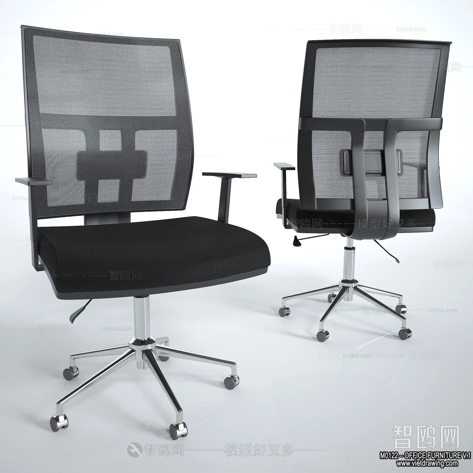 Office Furniture – 3D Models – Modern Style – 084