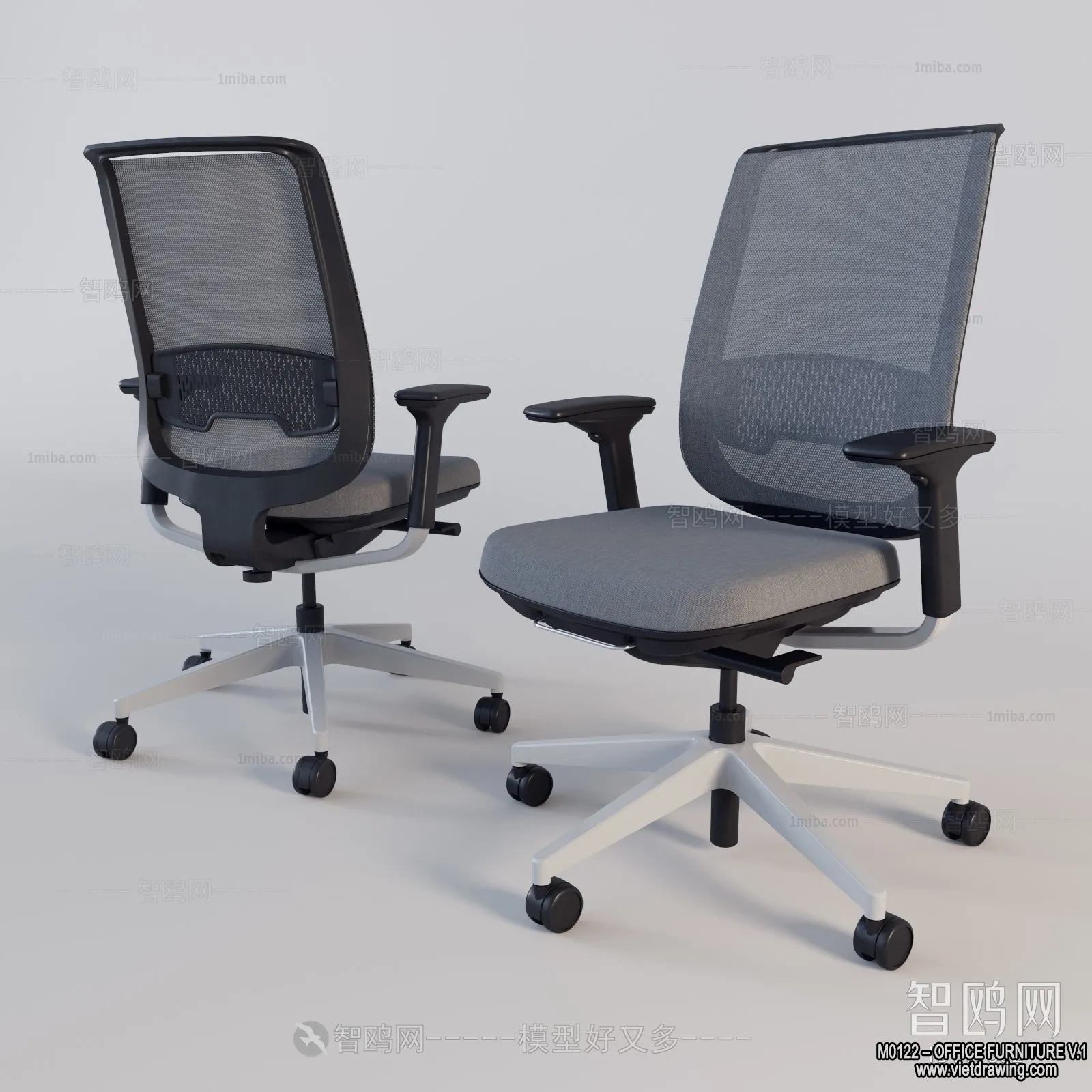 Office Furniture – 3D Models – Modern Style – 086