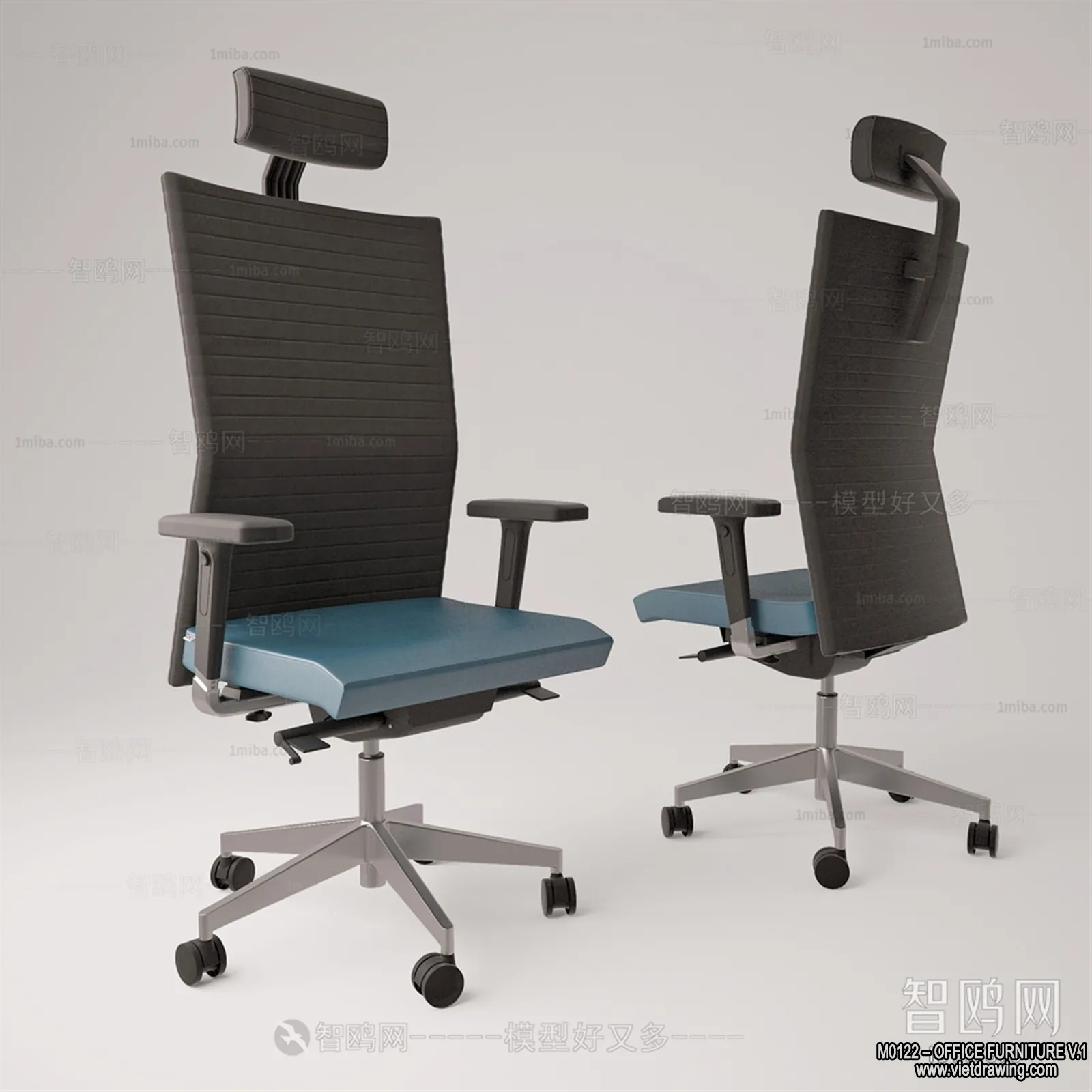 Office Furniture – 3D Models – Modern Style – 096