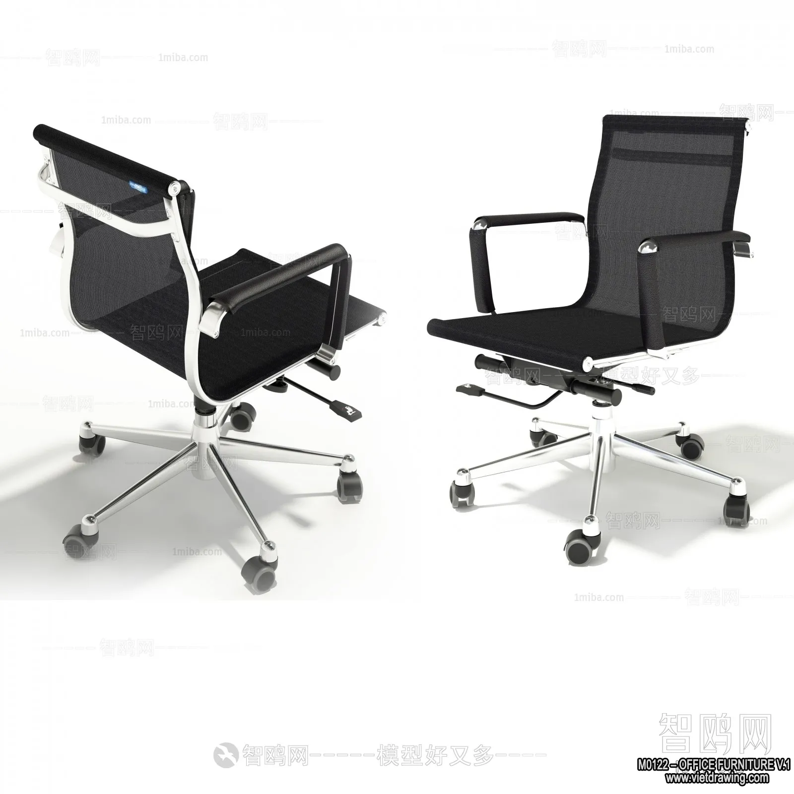 Office Furniture – 3D Models – Modern Style – 097