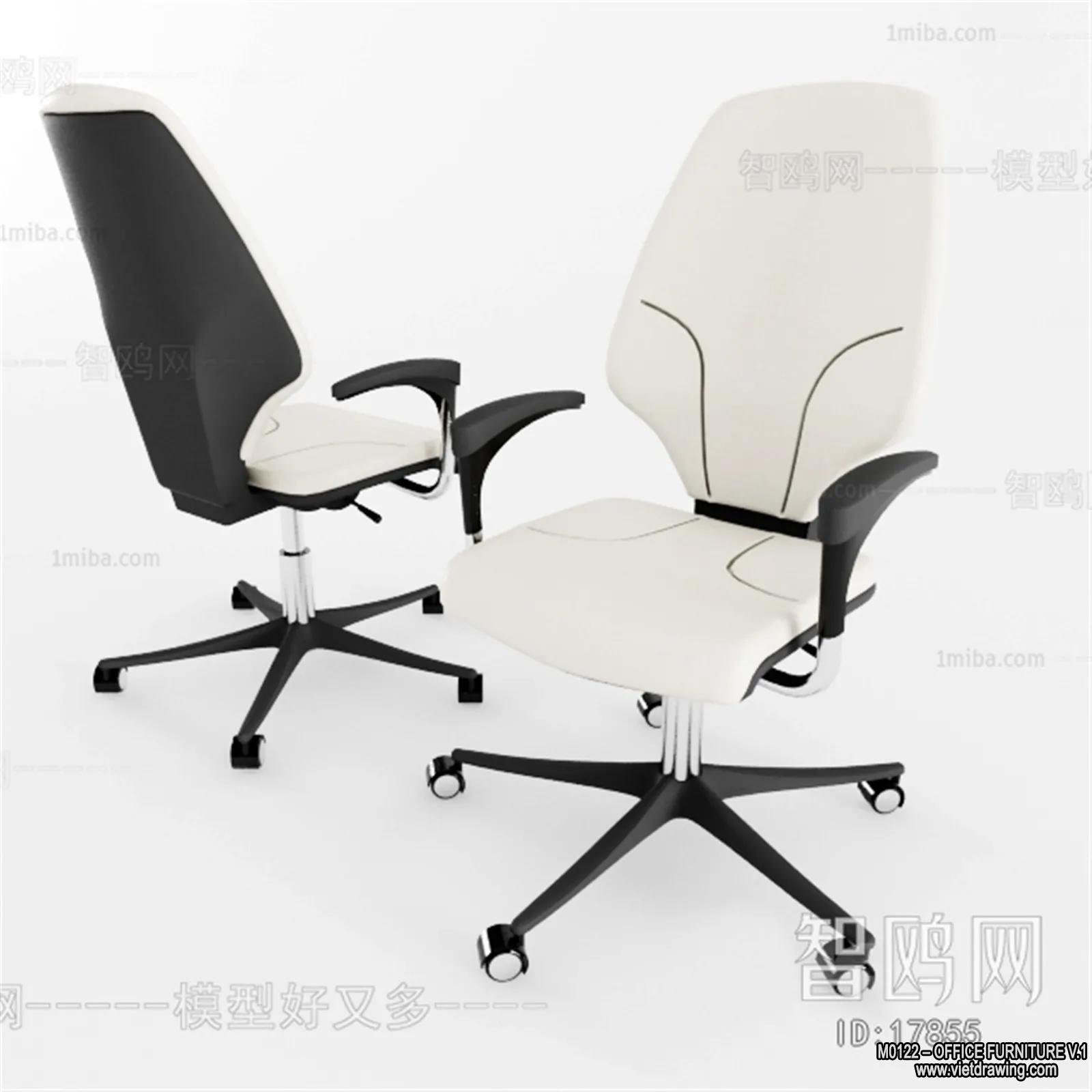 Office Furniture – 3D Models – Modern Style – 123