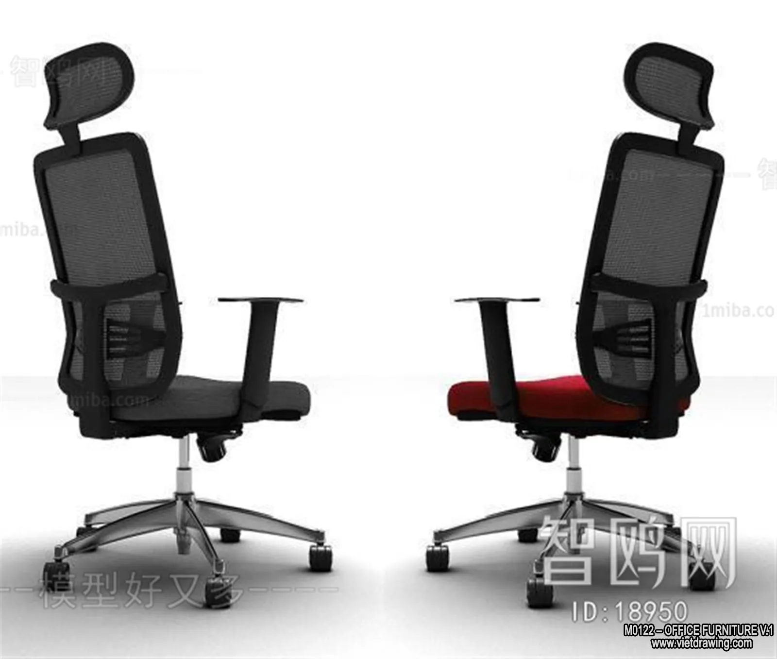 Office Furniture – 3D Models – Modern Style – 128