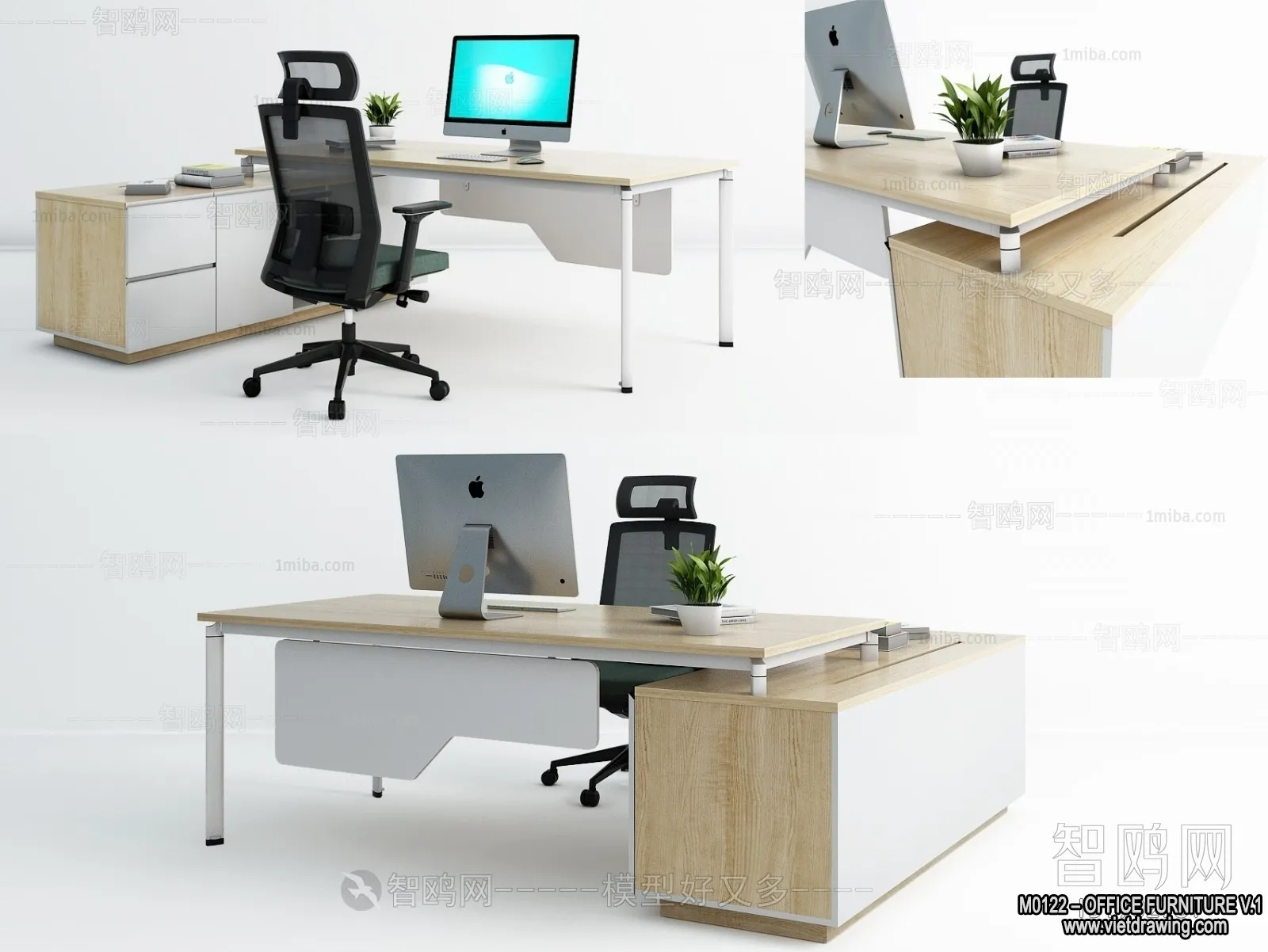 Office Furniture – 3D Models – Modern Style – 131