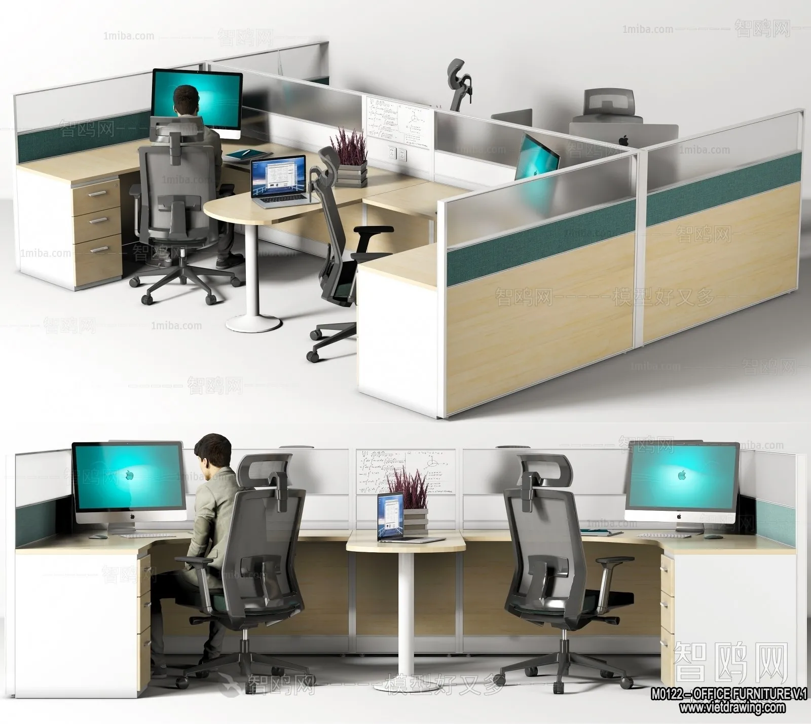 Office Furniture – 3D Models – Modern Style – 133