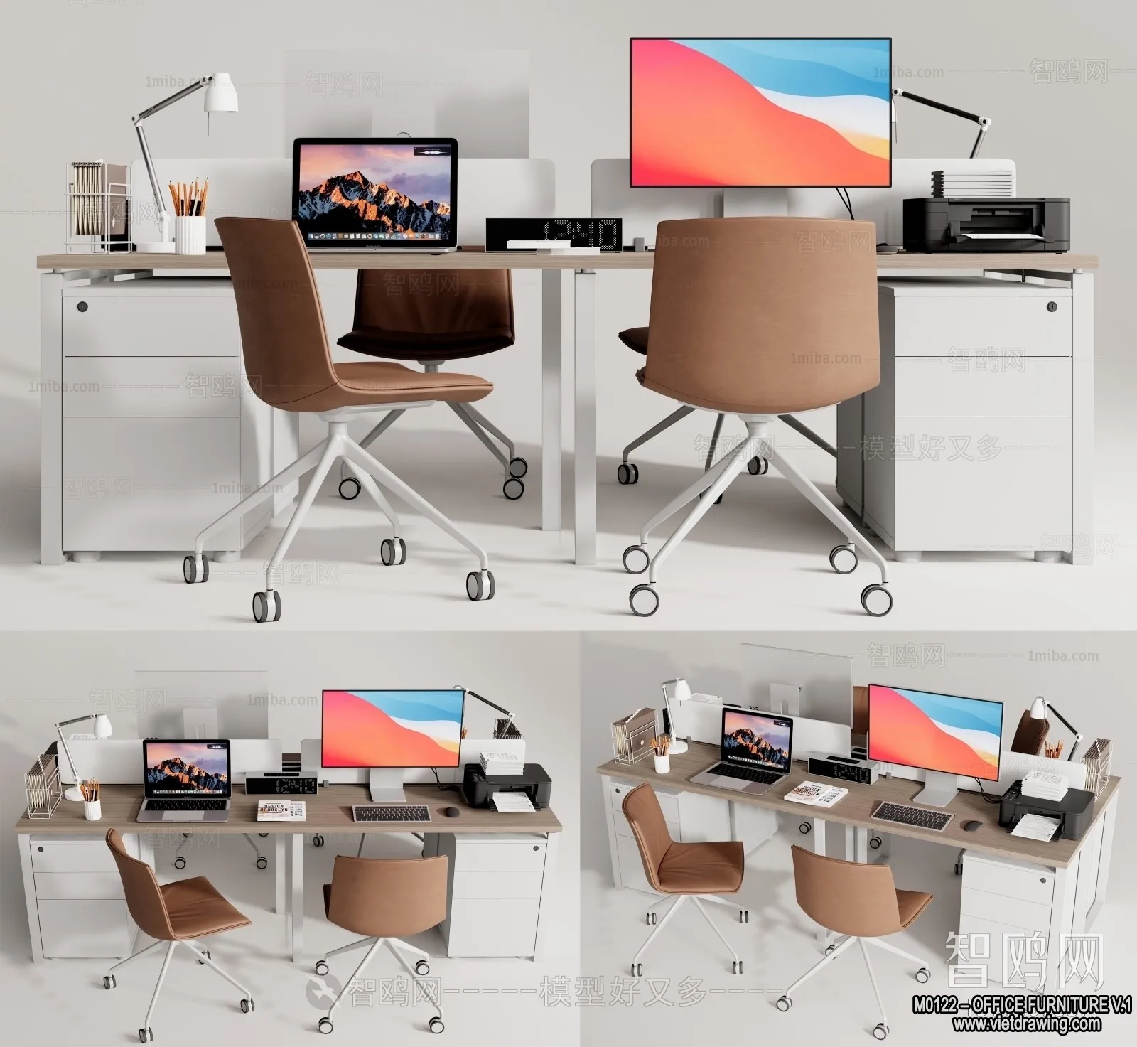 Office Furniture – 3D Models – Modern Style – 144