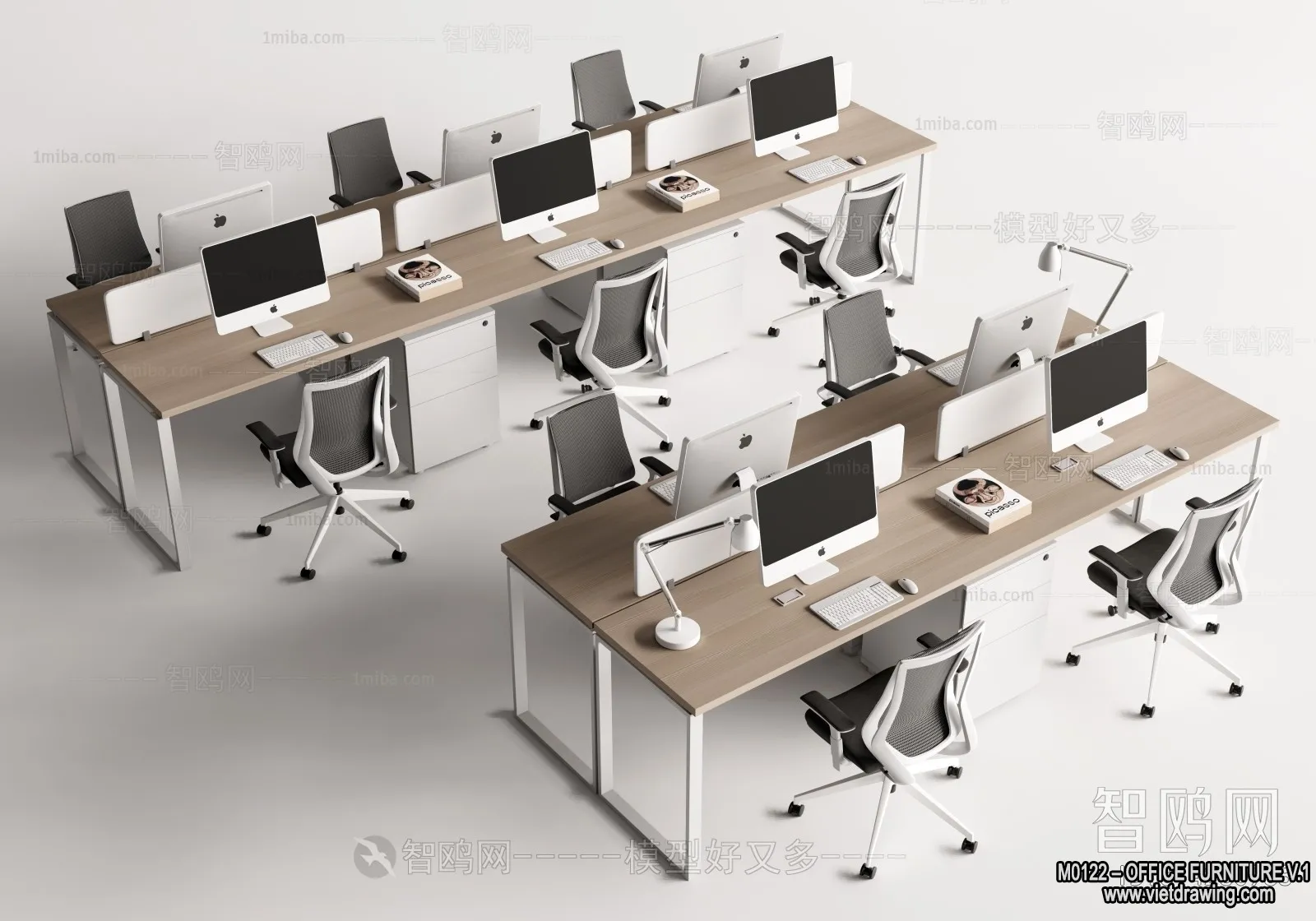 Office Furniture – 3D Models – Modern Style – 147