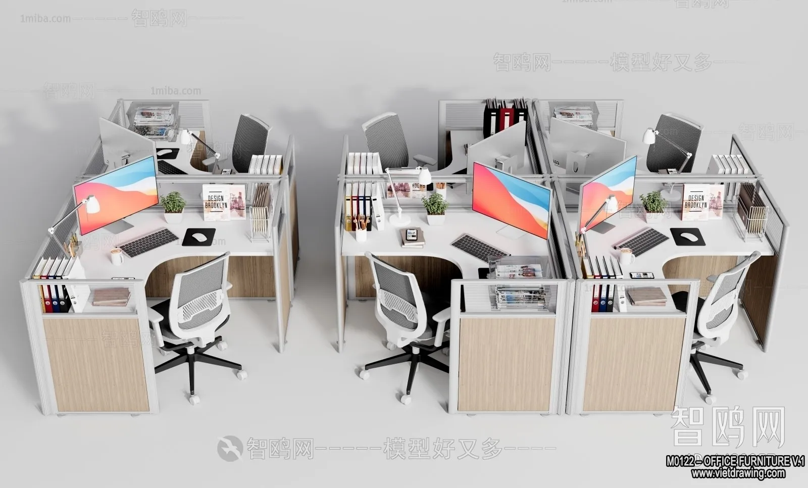 Office Furniture – 3D Models – Modern Style – 148