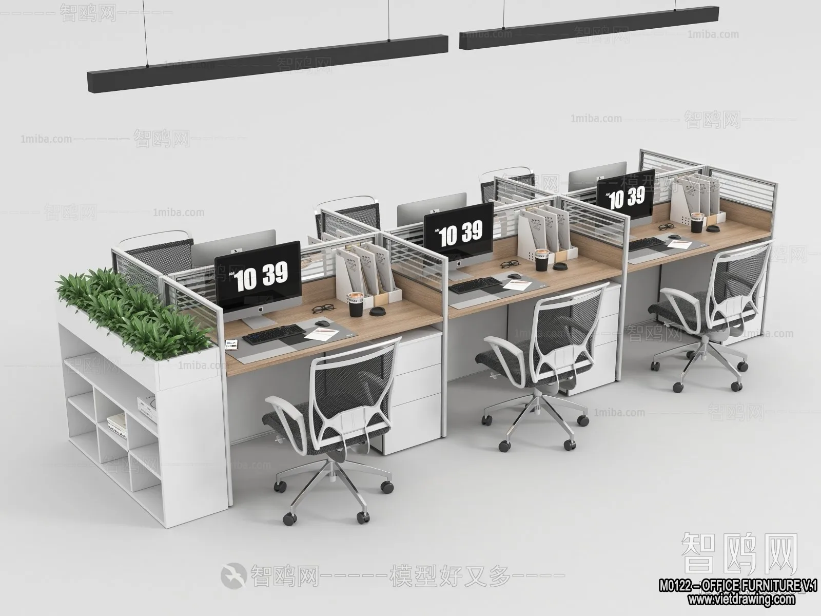 Office Furniture – 3D Models – Modern Style – 150