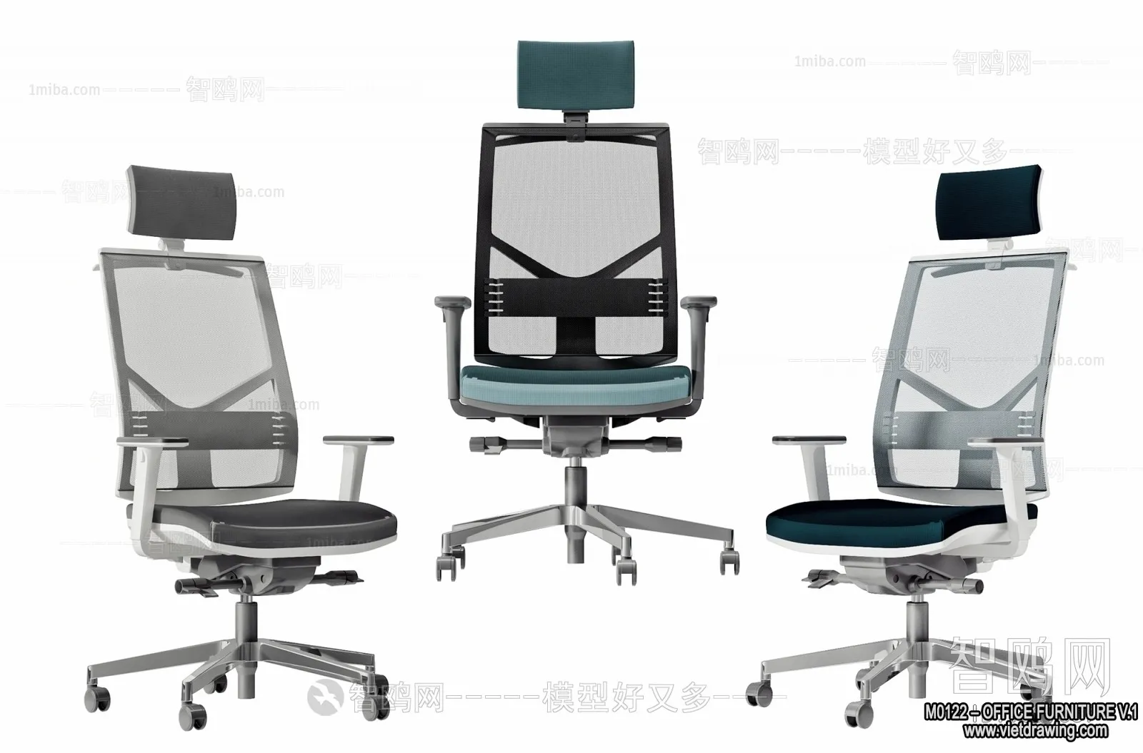 Office Furniture – 3D Models – Modern Style – 155