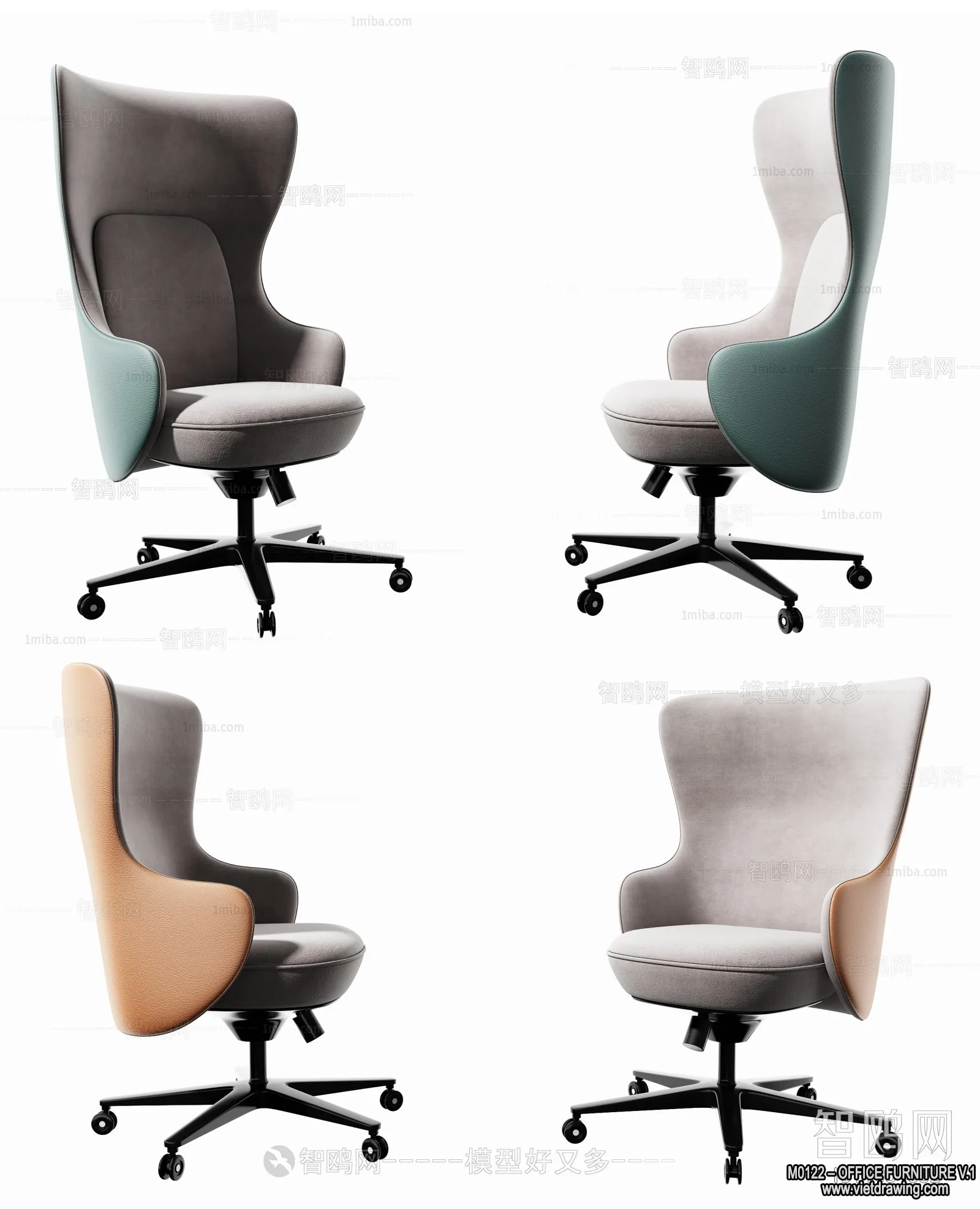 Office Furniture – 3D Models – Modern Style – 157