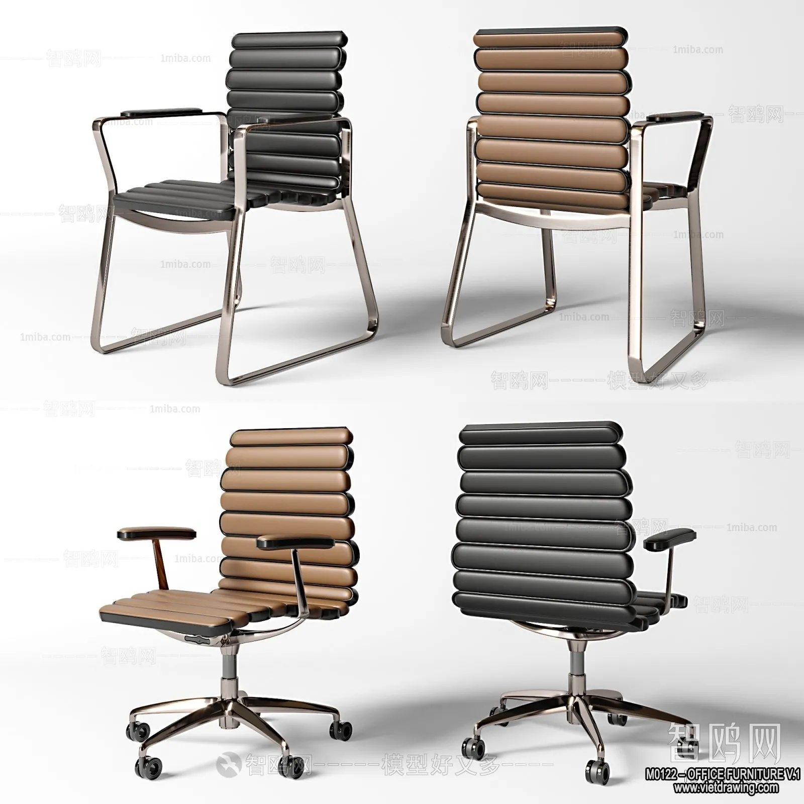 Office Furniture – 3D Models – Modern Style – 163