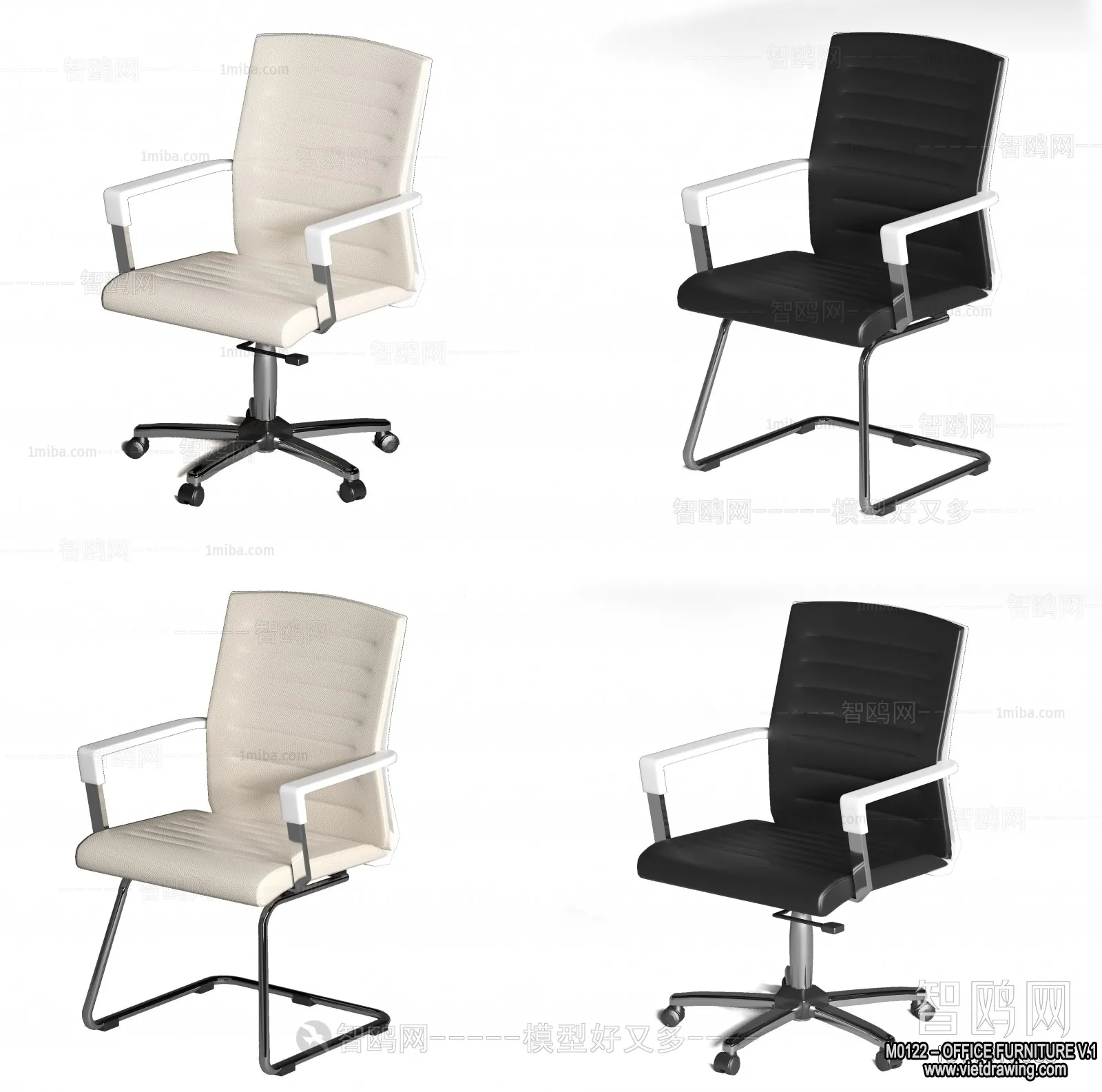 Office Furniture – 3D Models – Modern Style – 165