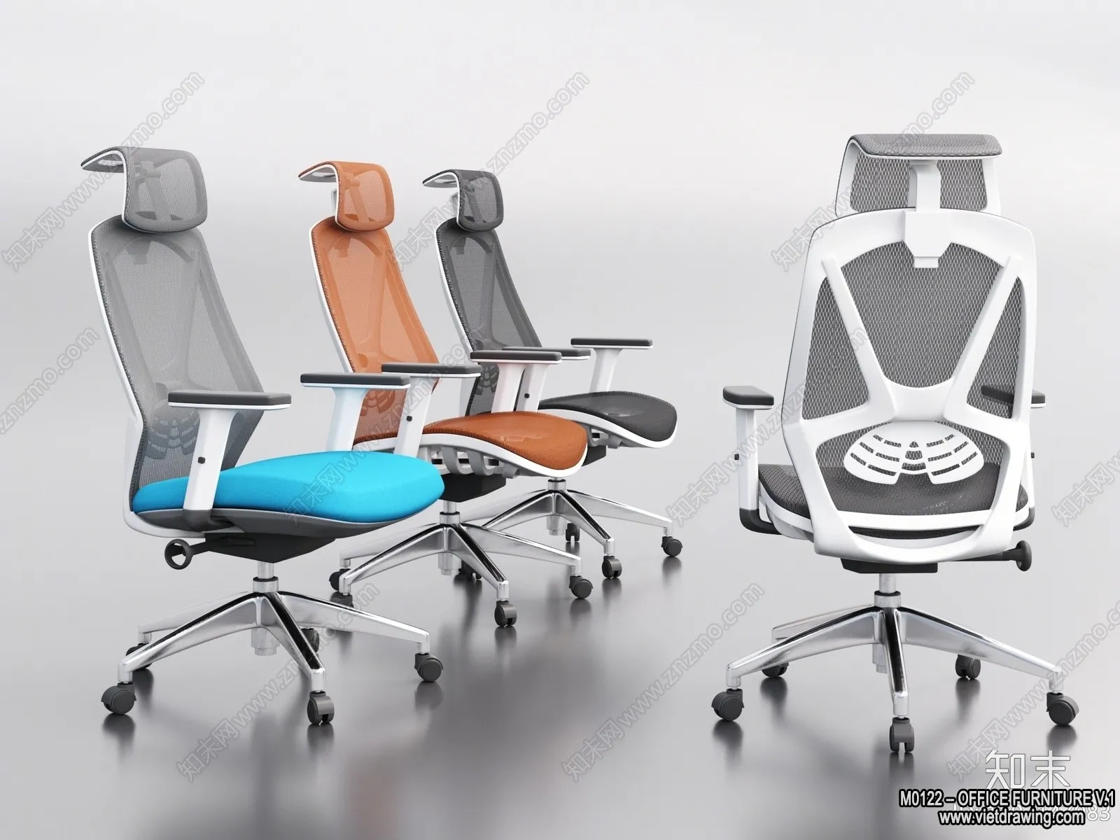 Office Furniture – 3D Models – Modern Style – 170