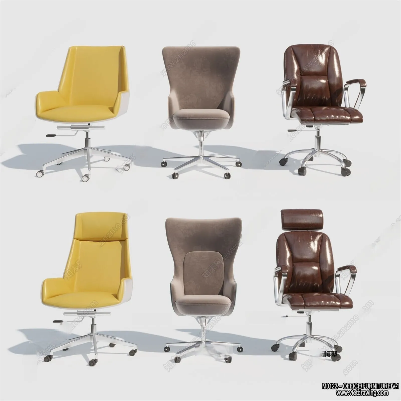 Office Furniture – 3D Models – Modern Style – 171