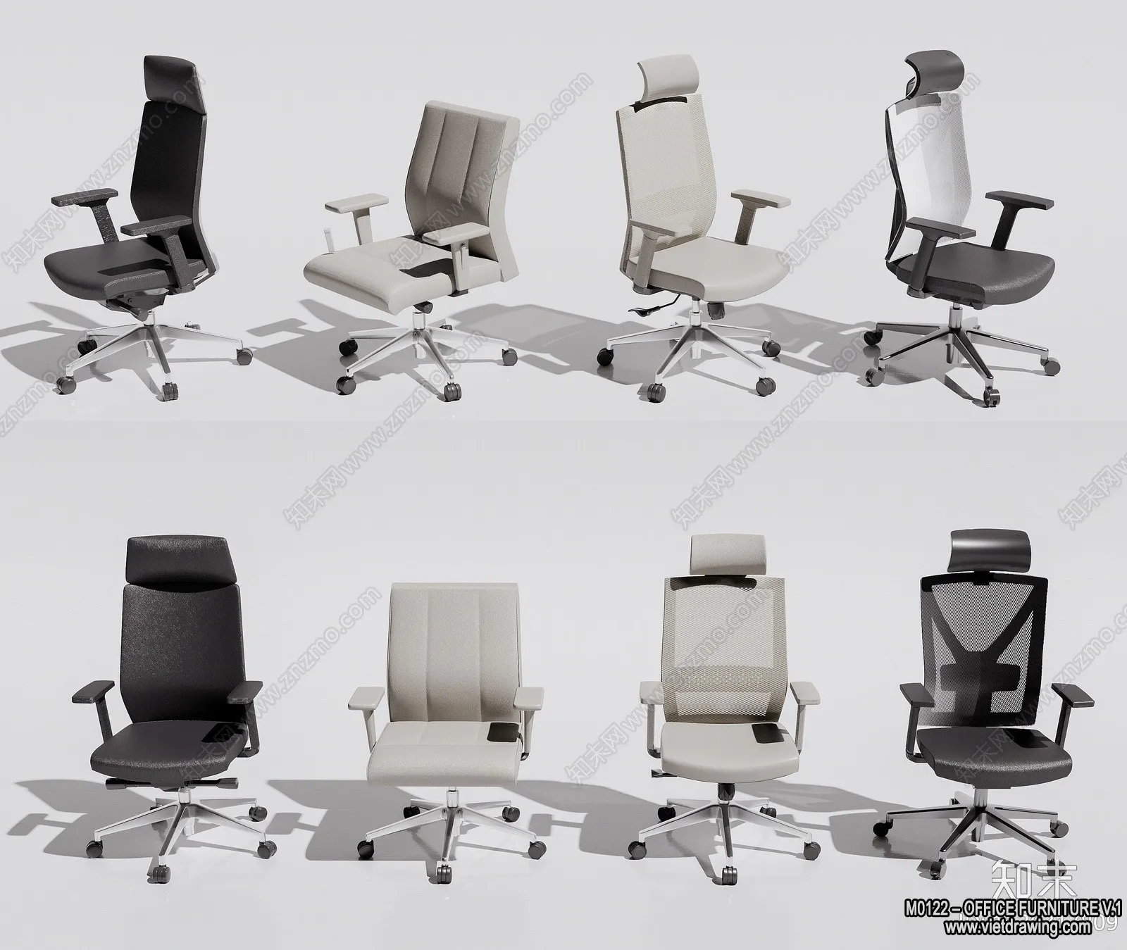 Office Furniture – 3D Models – Modern Style – 178