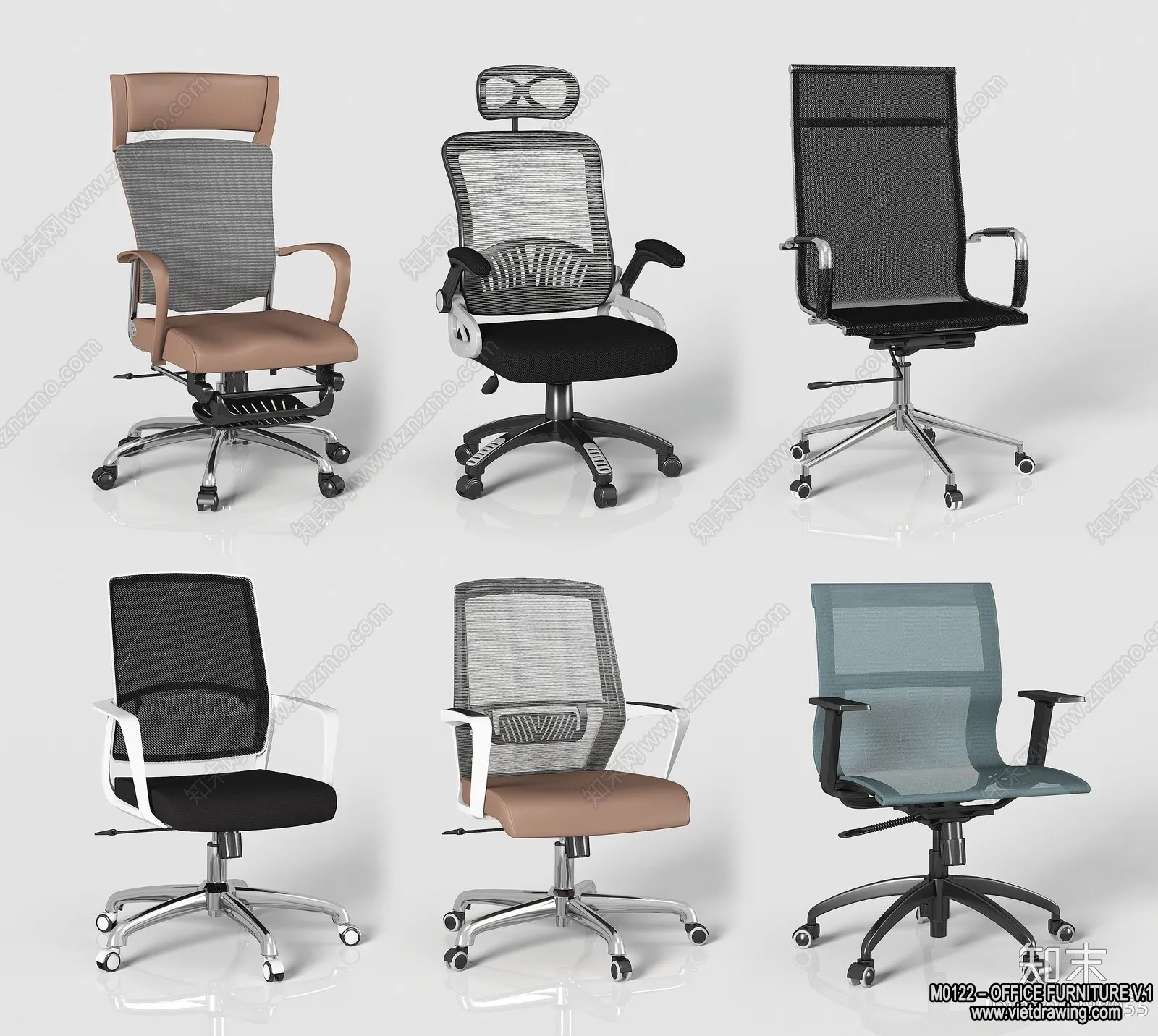 Office Furniture – 3D Models – Modern Style – 183