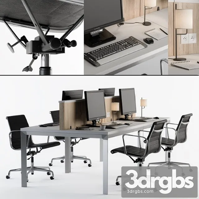 Office furniture composite 2 3dsmax Download