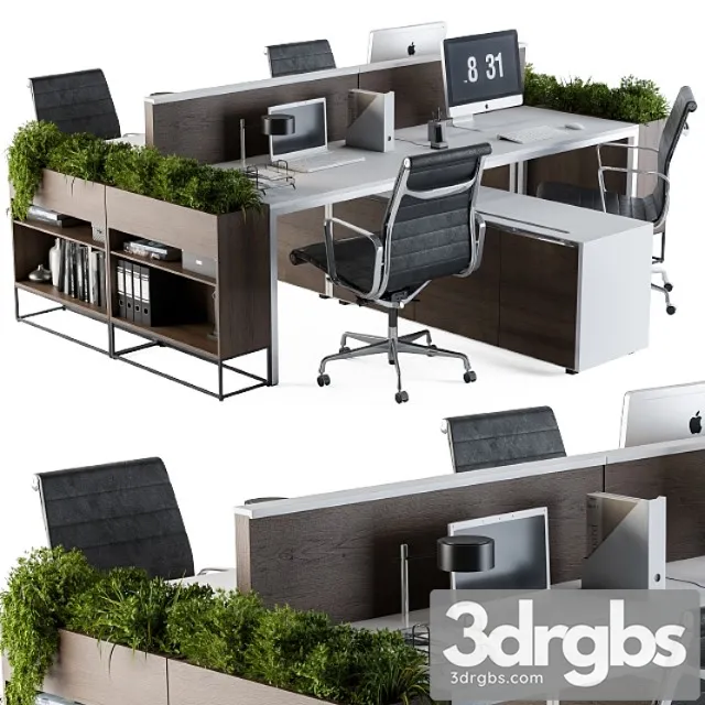 Office Furniture Flower Box 03 3dsmax Download