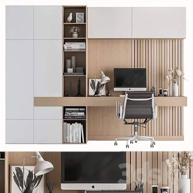 Office Furniture – Home Office 17 3DS Max Model