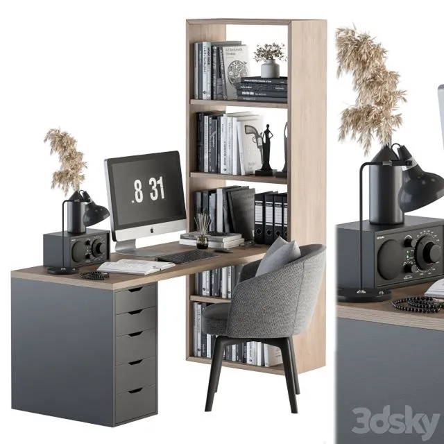 Office Furniture – Home Office 19 3dsMax Model