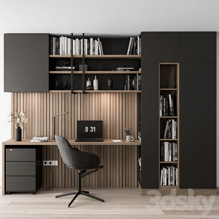 Office Furniture – Home Office 27 3DS Max