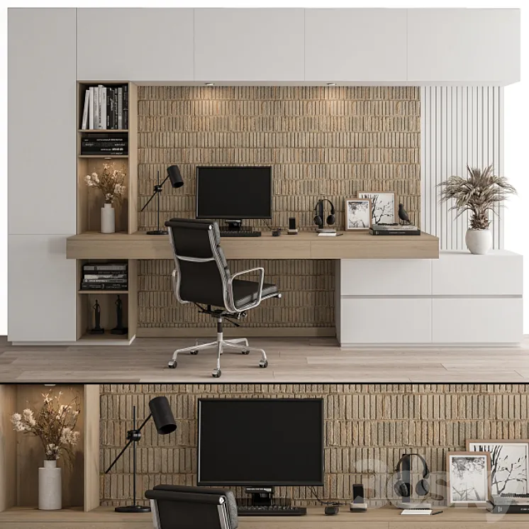 Office Furniture – Home Office 28 3DS Max Model